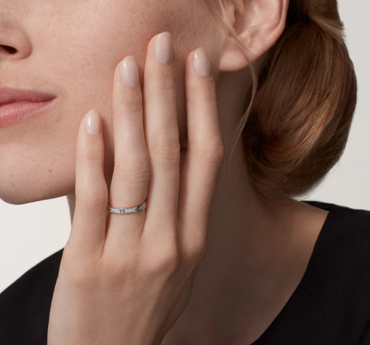 [Stars Jewelry]LOVE RING 2.6mm-wide full-diamond ring silver