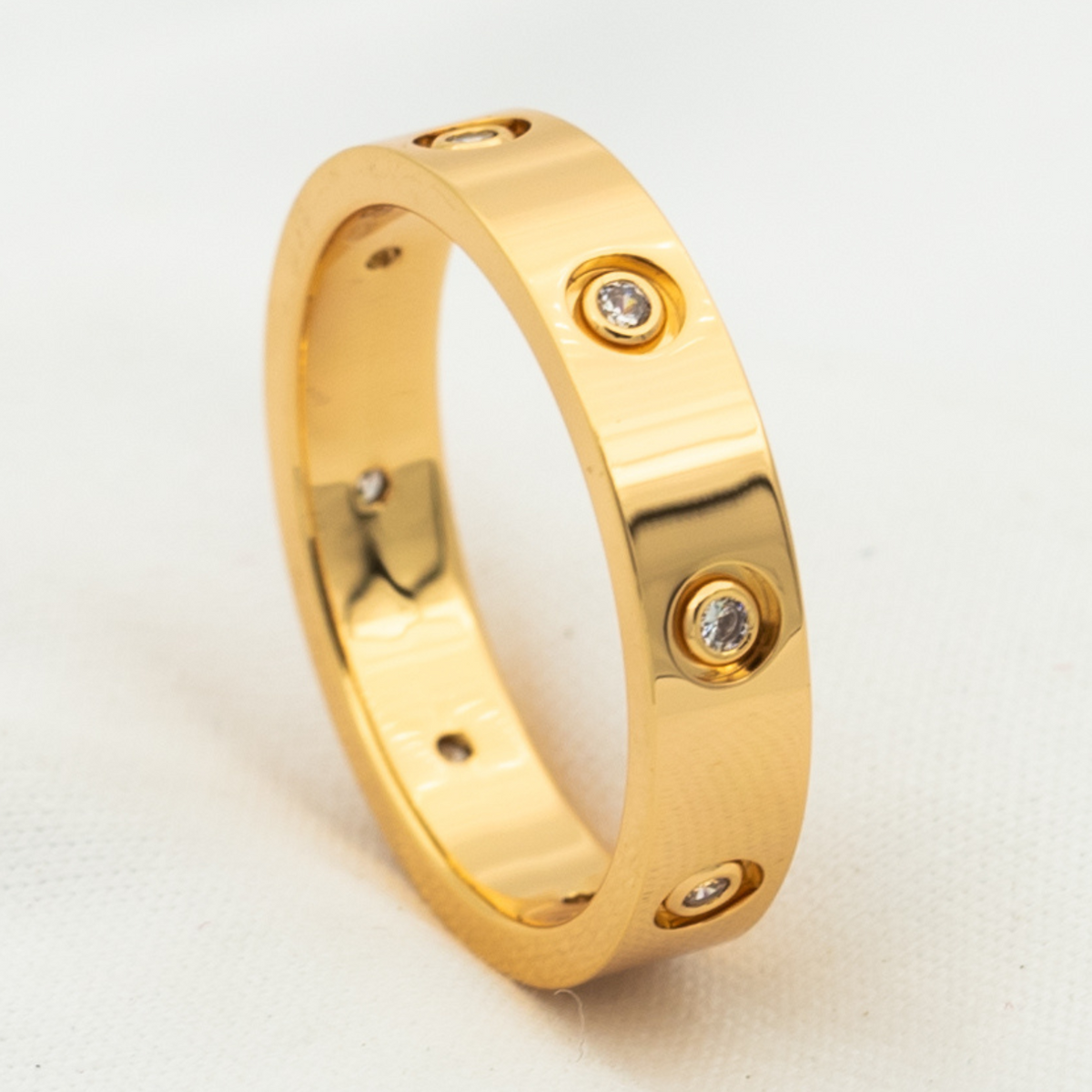 [Stars Jewelry]LOVE RING 3.6MM 8 DIAMONDS