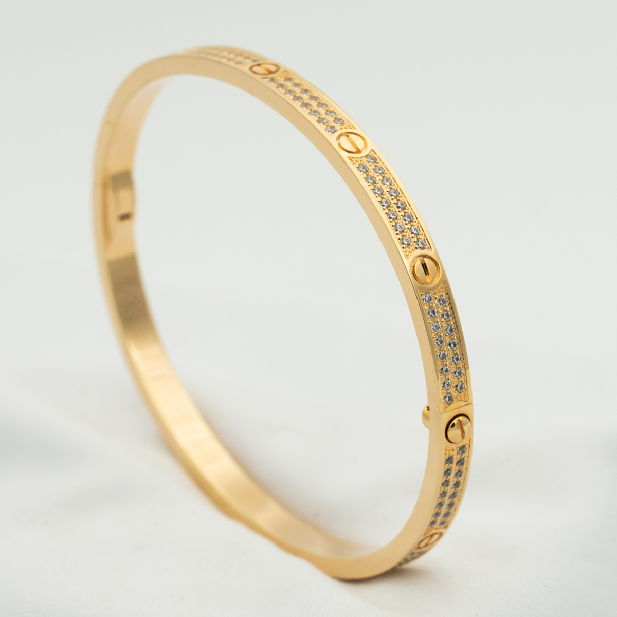 [Stars Jewelry]LOVE BRACELET 3.65MM DIAMOND-PAVED