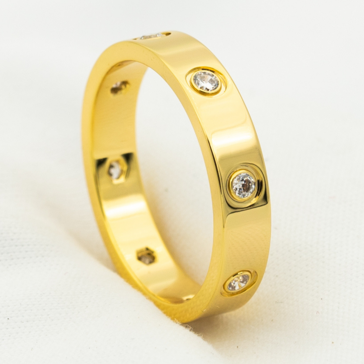 [Stars Jewelry]LOVE RING 3.6MM 8 DIAMONDS