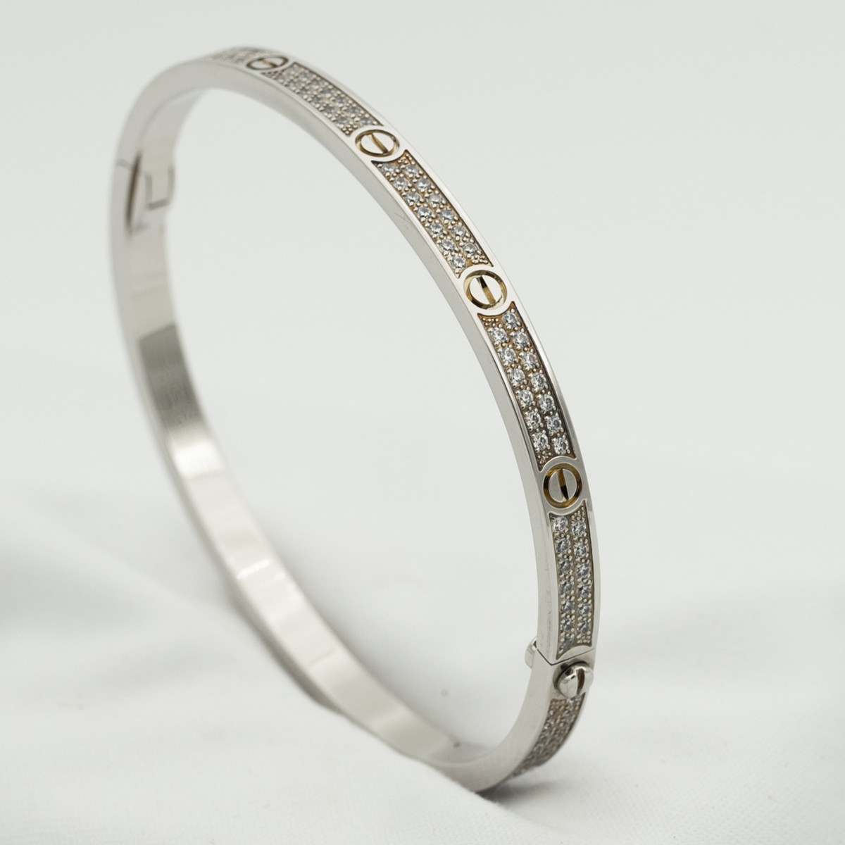 [Stars Jewelry]LOVE BRACELET 3.65MM DIAMOND-PAVED