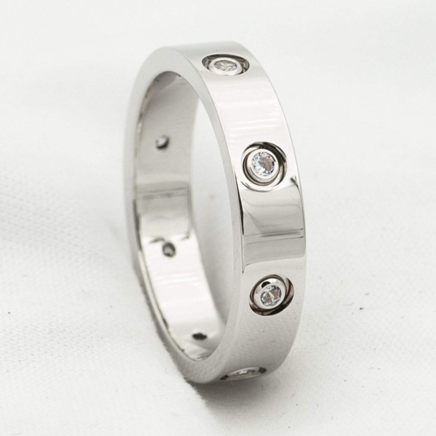 [Stars Jewelry]LOVE RING 3.6MM 8 DIAMONDS