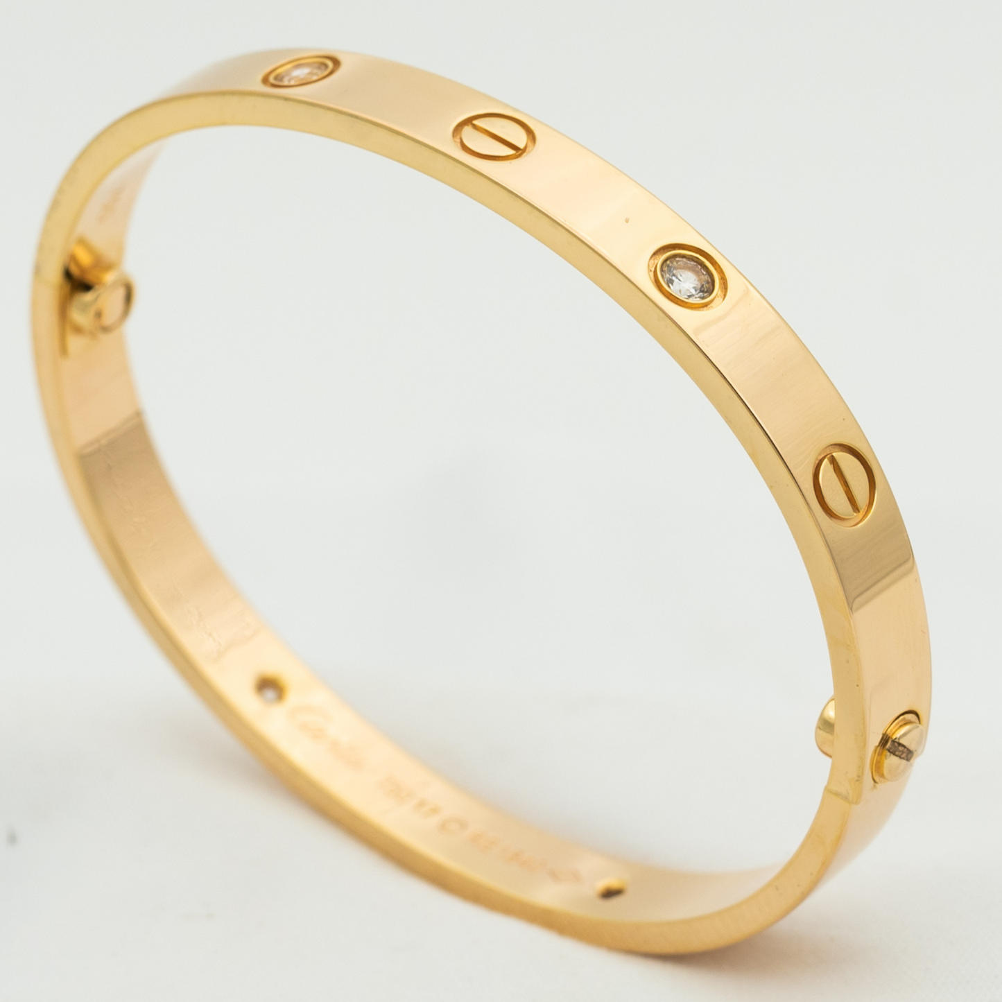 [Stars Jewelry]LOVE BRACELET 6.1MM 4 DIAMONDS
