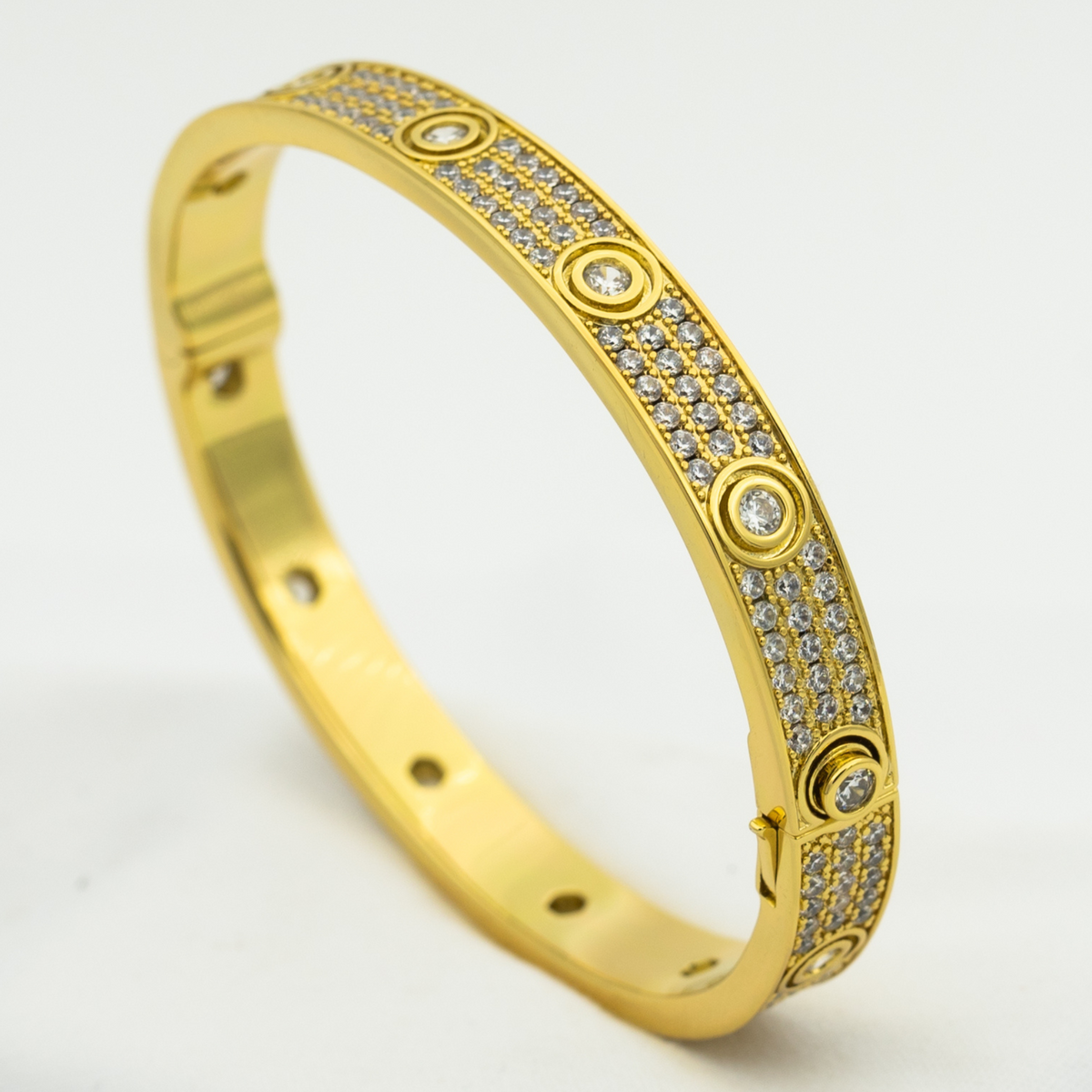 [Stars Jewelry]LOVE BRACELET 6.1MM DIAMOND-PAVED 10 BIG DIAMONDS