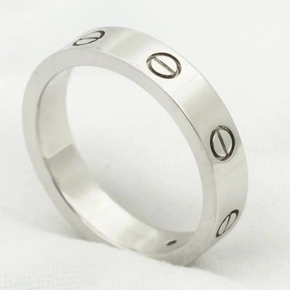 [Stars Jewelry]LOVE RING 4MM 1 DIAMOND SILVER