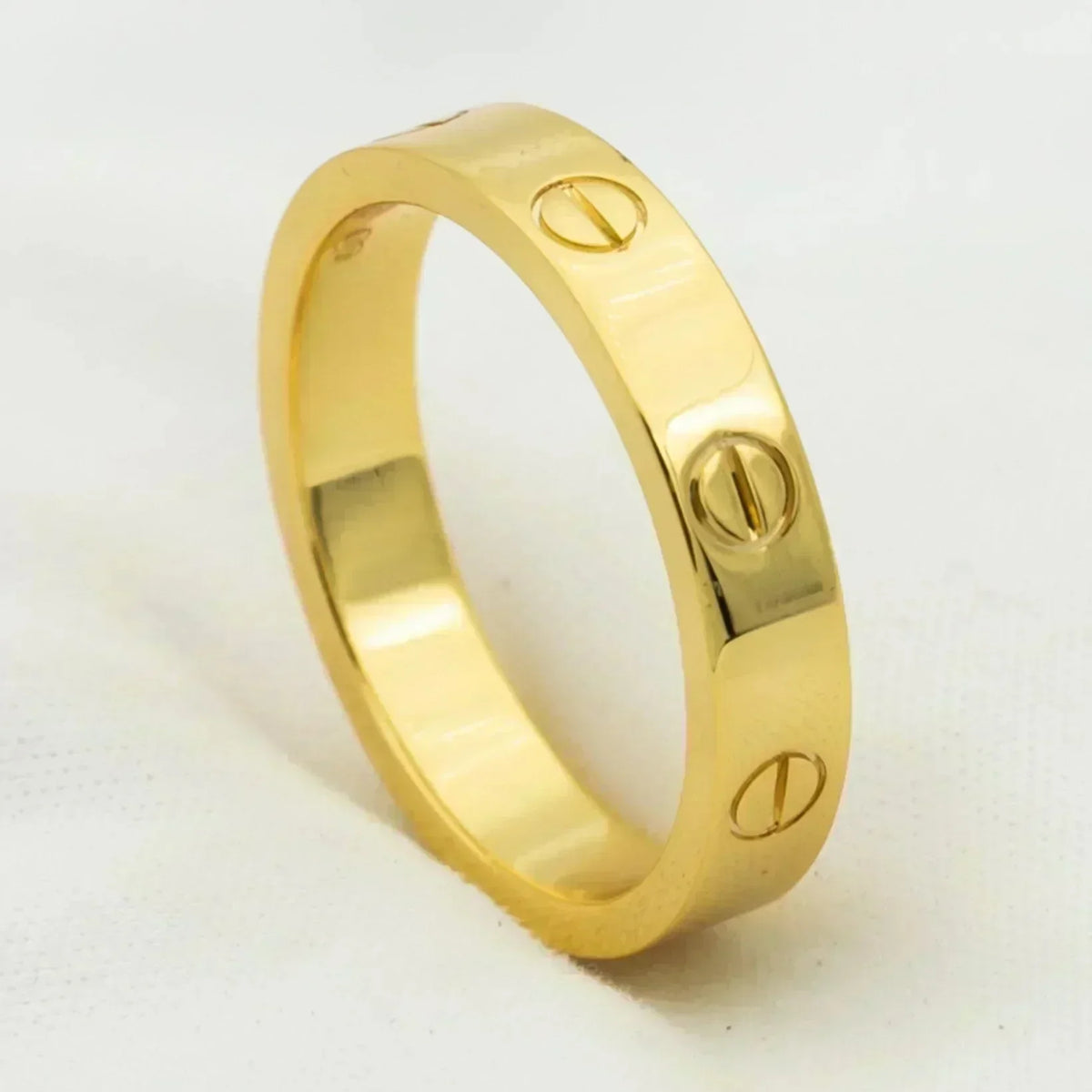 [Stars Jewelry]LOVE RING 4MM 1 DIAMOND GOLD
