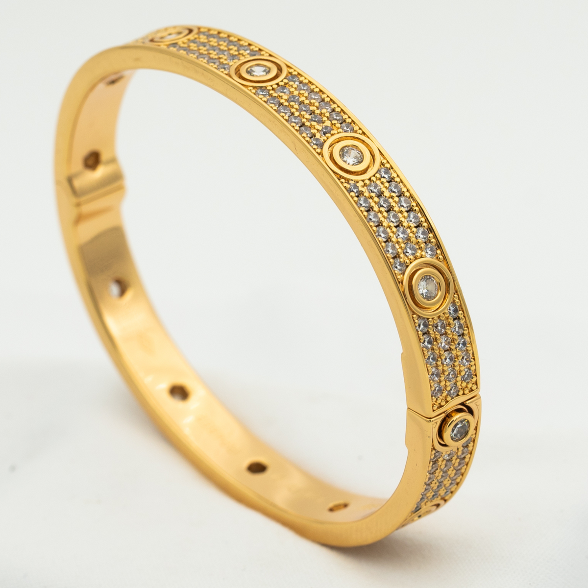 [Stars Jewelry]LOVE BRACELET 6.1MM DIAMOND-PAVED 10 BIG DIAMONDS