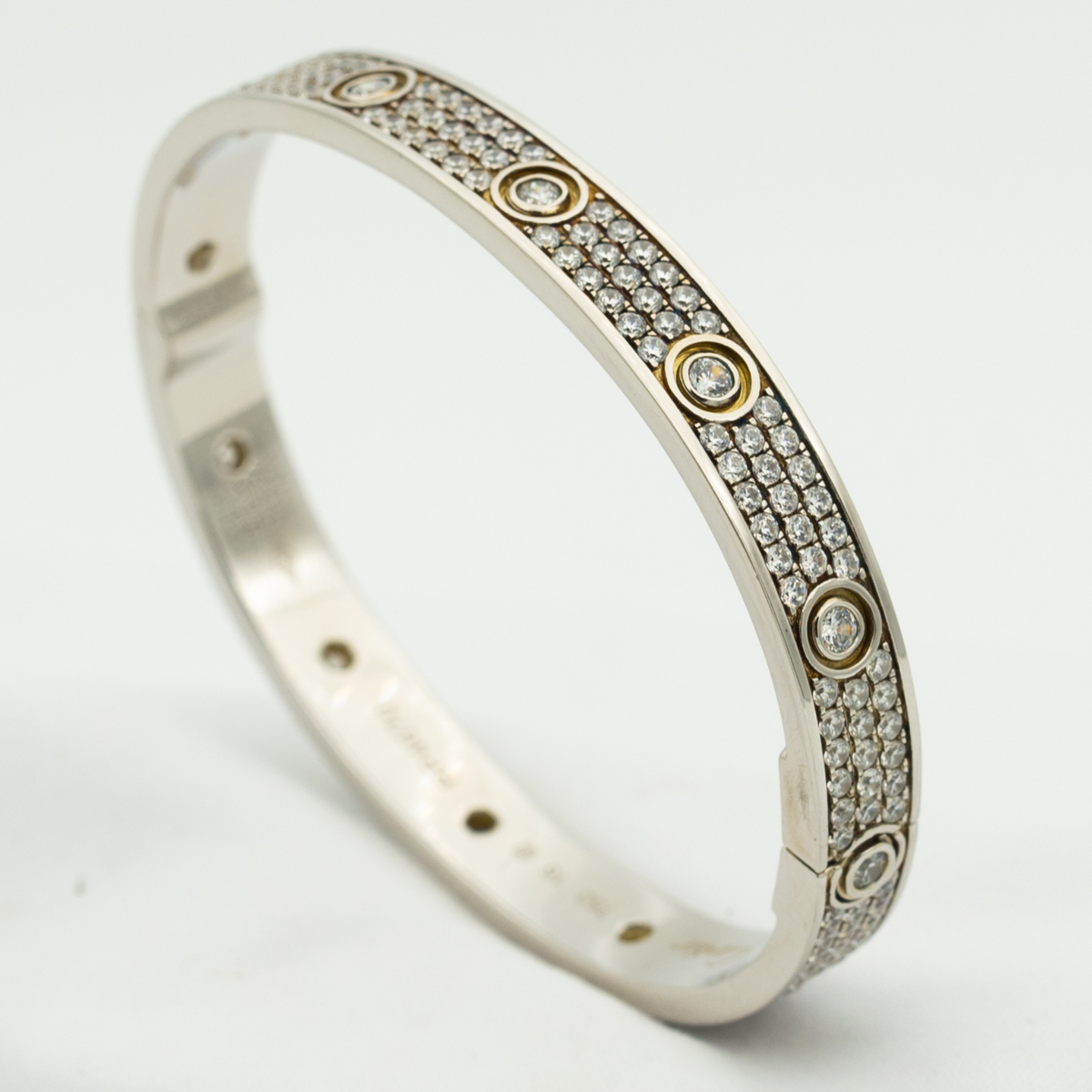 [Stars Jewelry]LOVE BRACELET 6.1MM DIAMOND-PAVED 10 BIG DIAMONDS