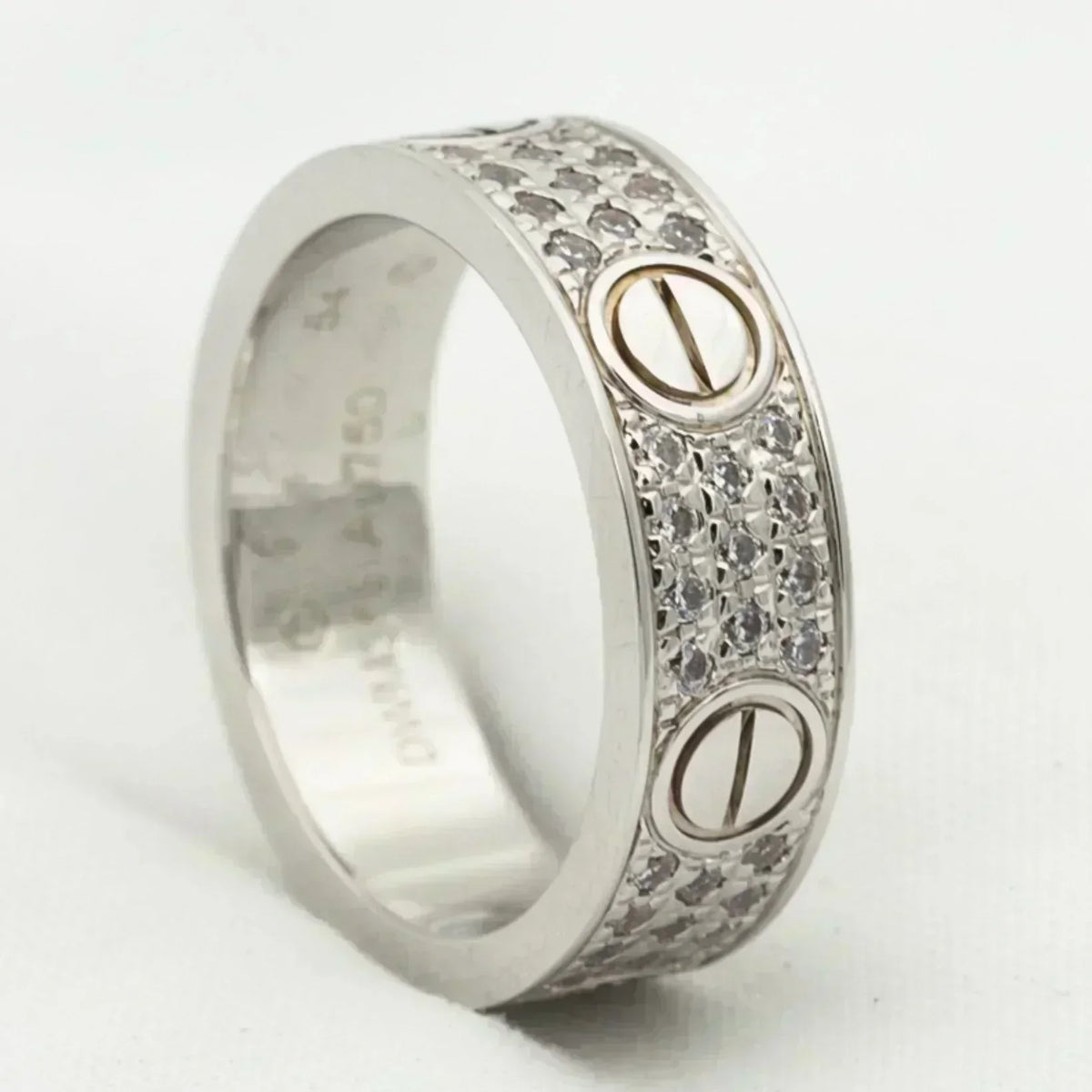 [Stars Jewelry]LOVE RING 5.5MM DIAMONDS PAVED