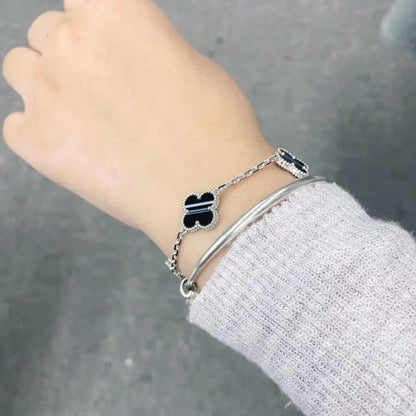 [Stars Jewelry] CLOVER 5 MOTIF PULSAR STONE BRACELET COLLECTION