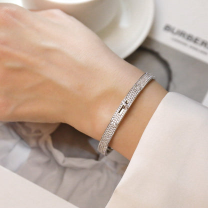 [Stars Jewelry]KELLY BRACELET DIAMOND PAVED