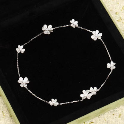 [Stars Jewelry]FRIVOLE SILVER 9 FLOWERS NECKLACE