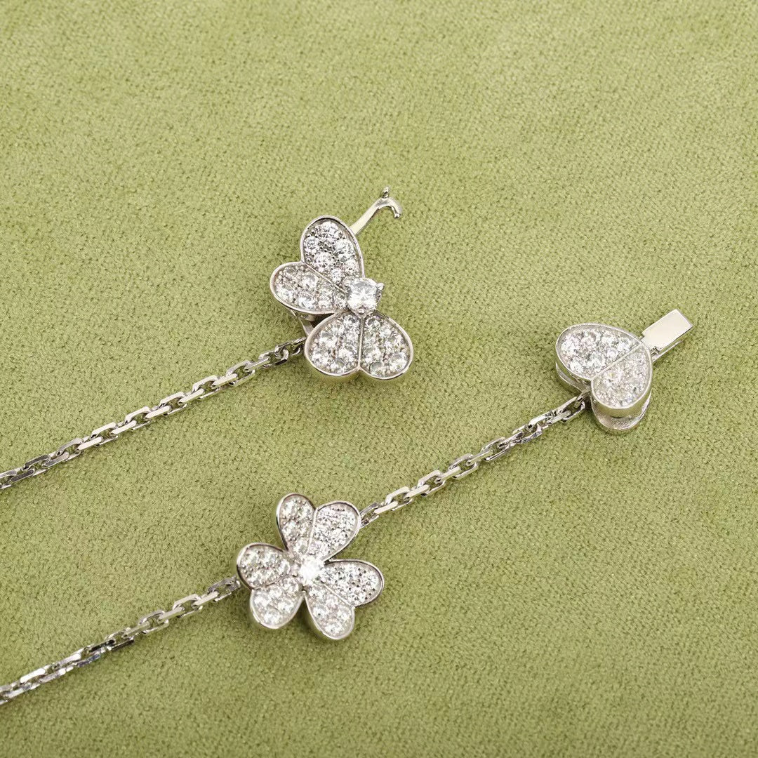 [Stars Jewelry]FRIVOLE SILVER 9 FLOWERS NECKLACE