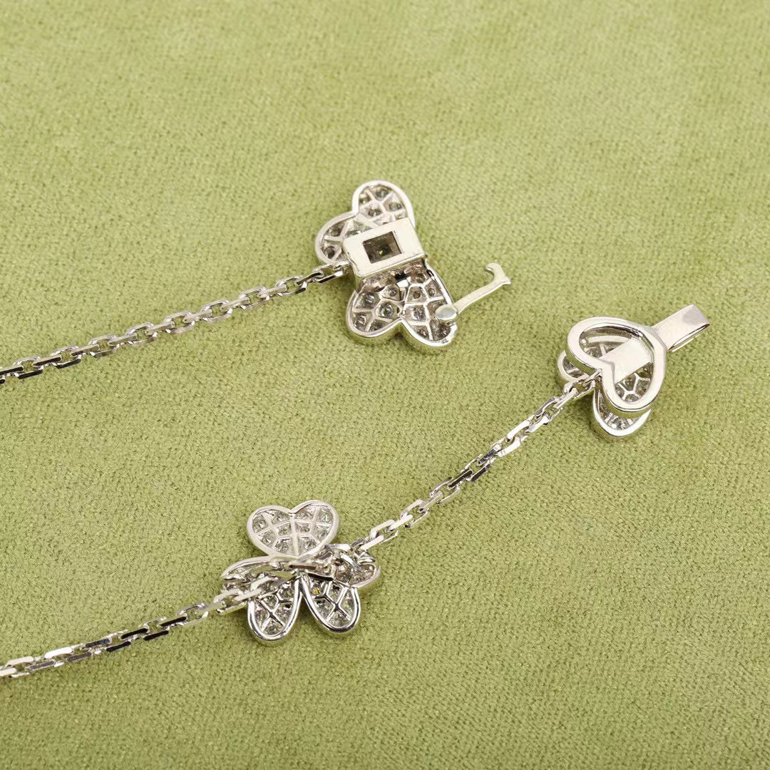 [Stars Jewelry]FRIVOLE SILVER 9 FLOWERS NECKLACE