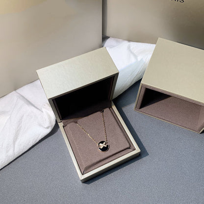 [Stars Jewelry]JEUX DE PINK GOLD DIAMOND NECKLACE