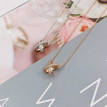 [Stars Jewelry]JEUX DE DIAMOND NECKLACE