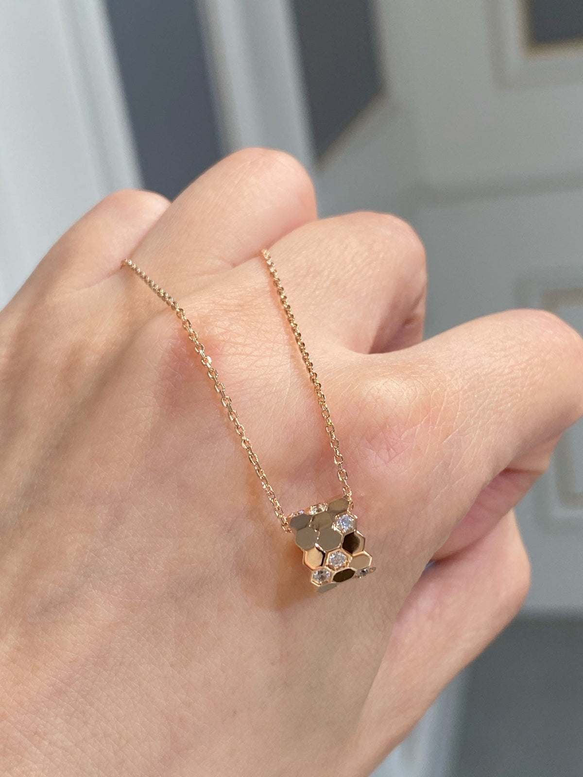 [Stars Jewelry]BEE LOVE DIAMOND NECKLACE