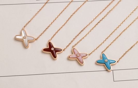 [Stars Jewelry]JEUX DE NECKLACE 1 DIAMOND