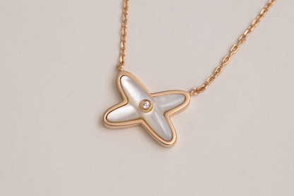 [Stars Jewelry]JEUX DE NECKLACE 1 DIAMOND