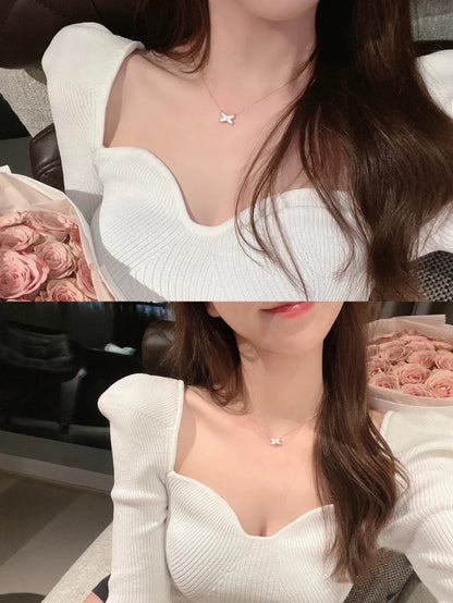 [Stars Jewelry]JEUX DE NECKLACE 1 DIAMOND