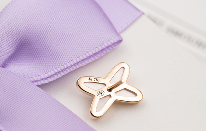 [Stars Jewelry]JEUX DE WHITE MOP PINK GOLD DIAMOND EARRINGS