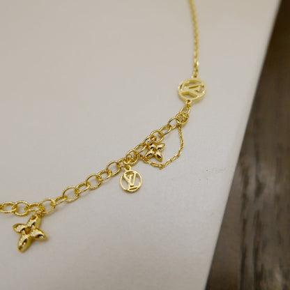 [Stars Jewelry]BLOOMING SUPPLE NECKLACE BRASS