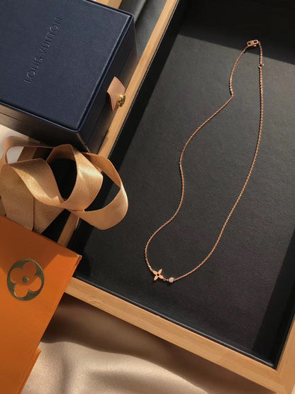 [Stars Jewelry]BLOSSOM PENDANT PINK GOLD AND DIAMOND