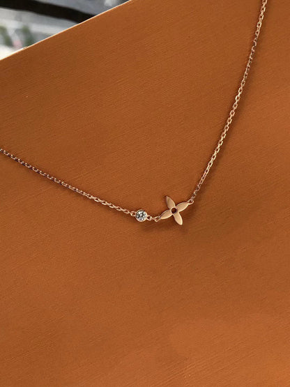 [Stars Jewelry]BLOSSOM PENDANT PINK GOLD AND DIAMOND