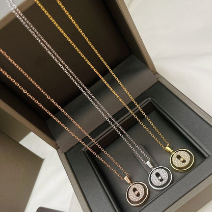 [Stars Jewelry]LUCKY MOVER PM PAVED NECKLACE