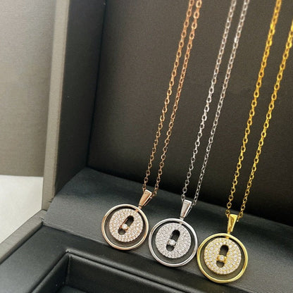[Stars Jewelry]LUCKY MOVER PM PAVED NECKLACE