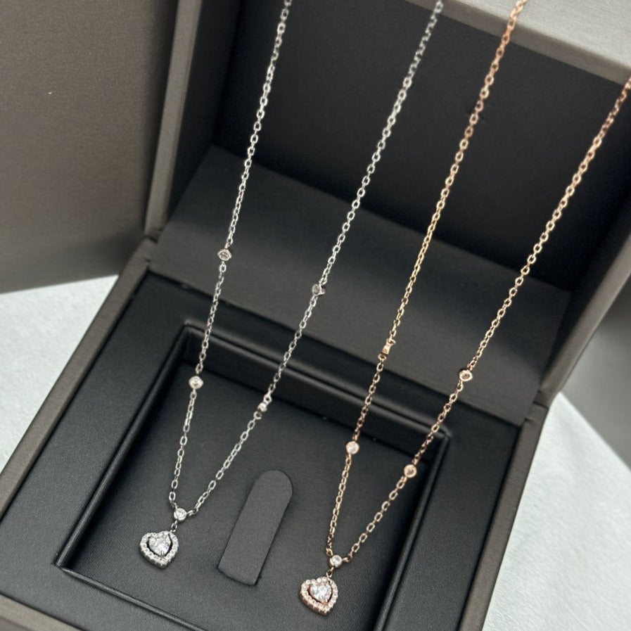 [Stars Jewelry]JOY HEART DIAMOND NECKLACE