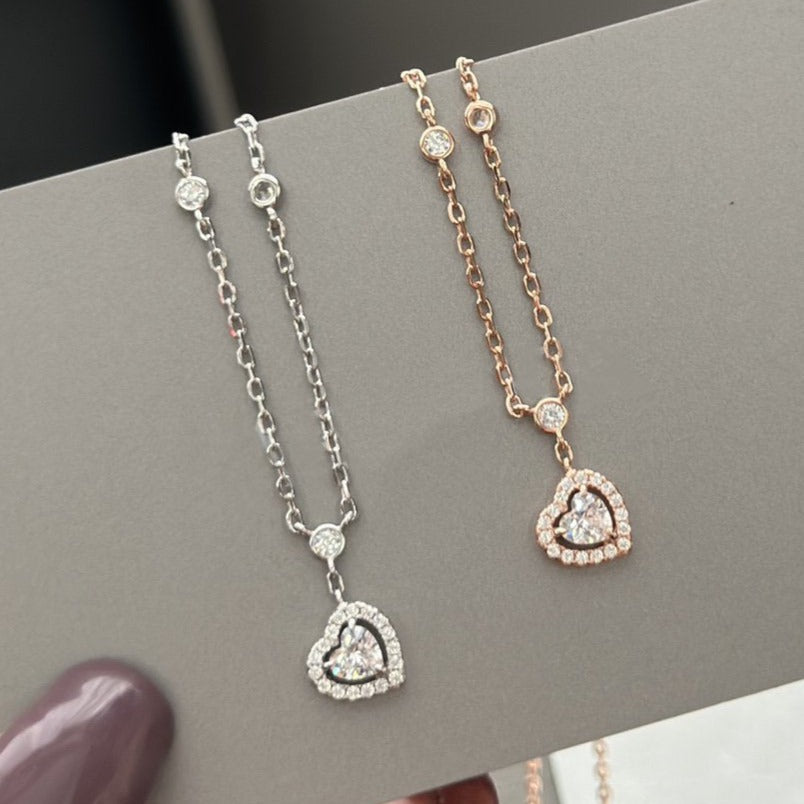 [Stars Jewelry]JOY HEART DIAMOND NECKLACE