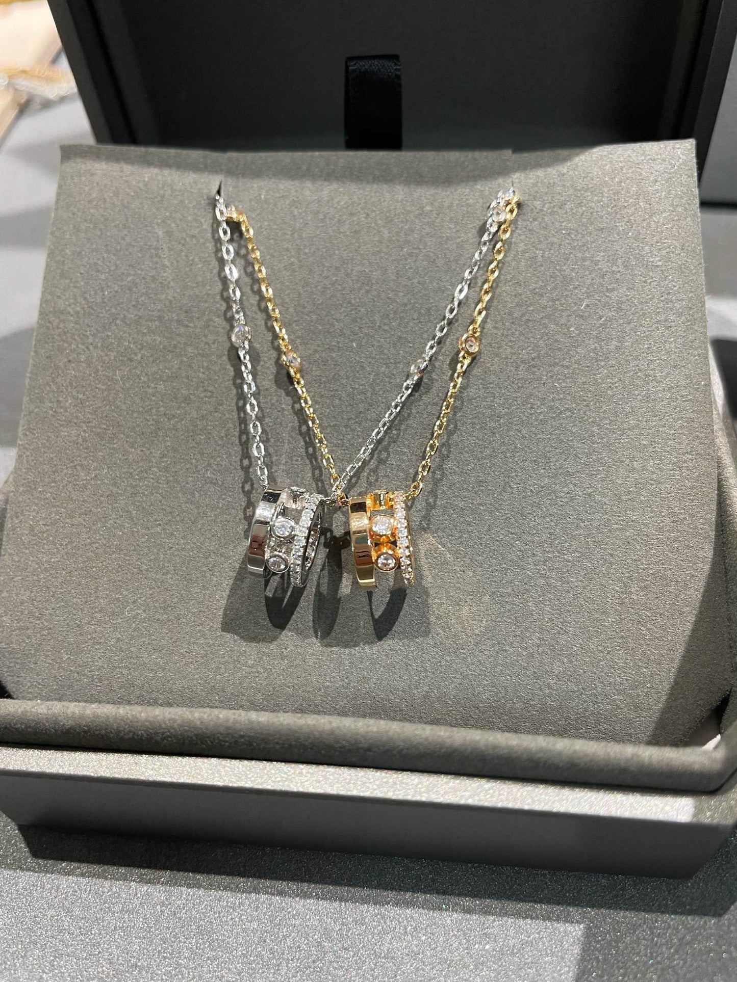 [Stars Jewelry]CHAIN MOVE ROMANE PEDAND NECKLACE