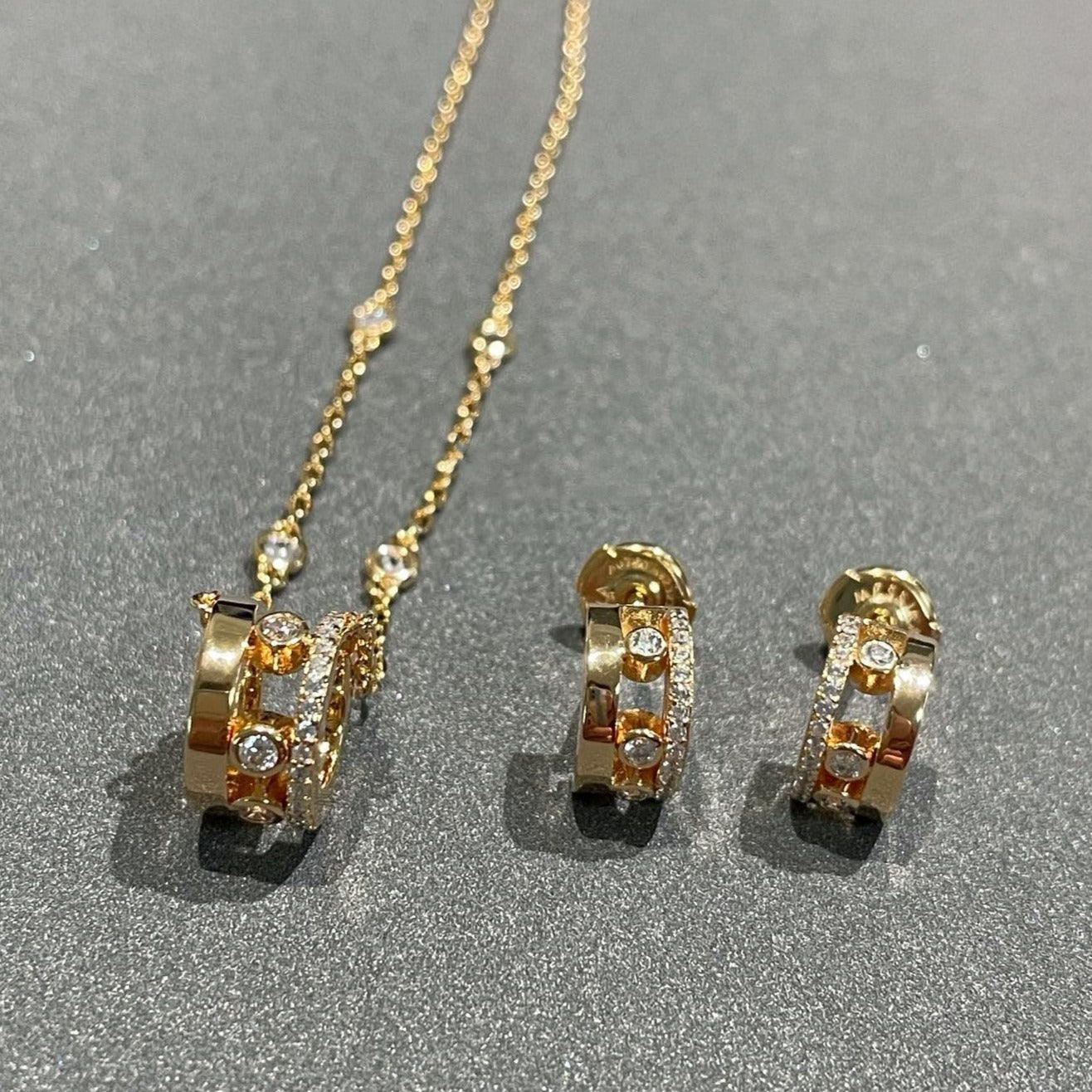 [Stars Jewelry]CHAIN MOVE ROMANE PEDAND NECKLACE