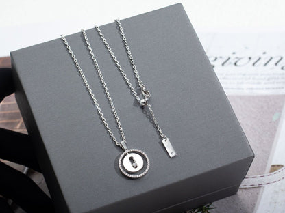 [Stars Jewelry]LUCKY MOVE PM NECKLACE SILVER DIAMOND