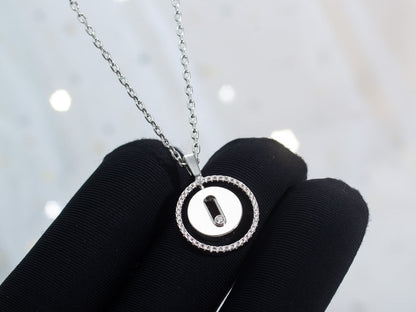 [Stars Jewelry]LUCKY MOVE PM NECKLACE SILVER DIAMOND