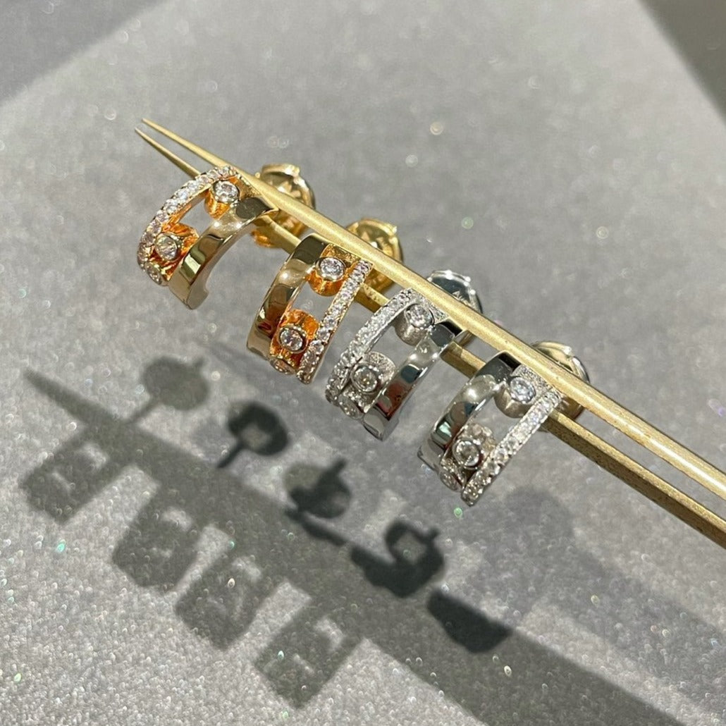 [Stars Jewelry]MOVE ROMANE EARRINGS DIAMOND