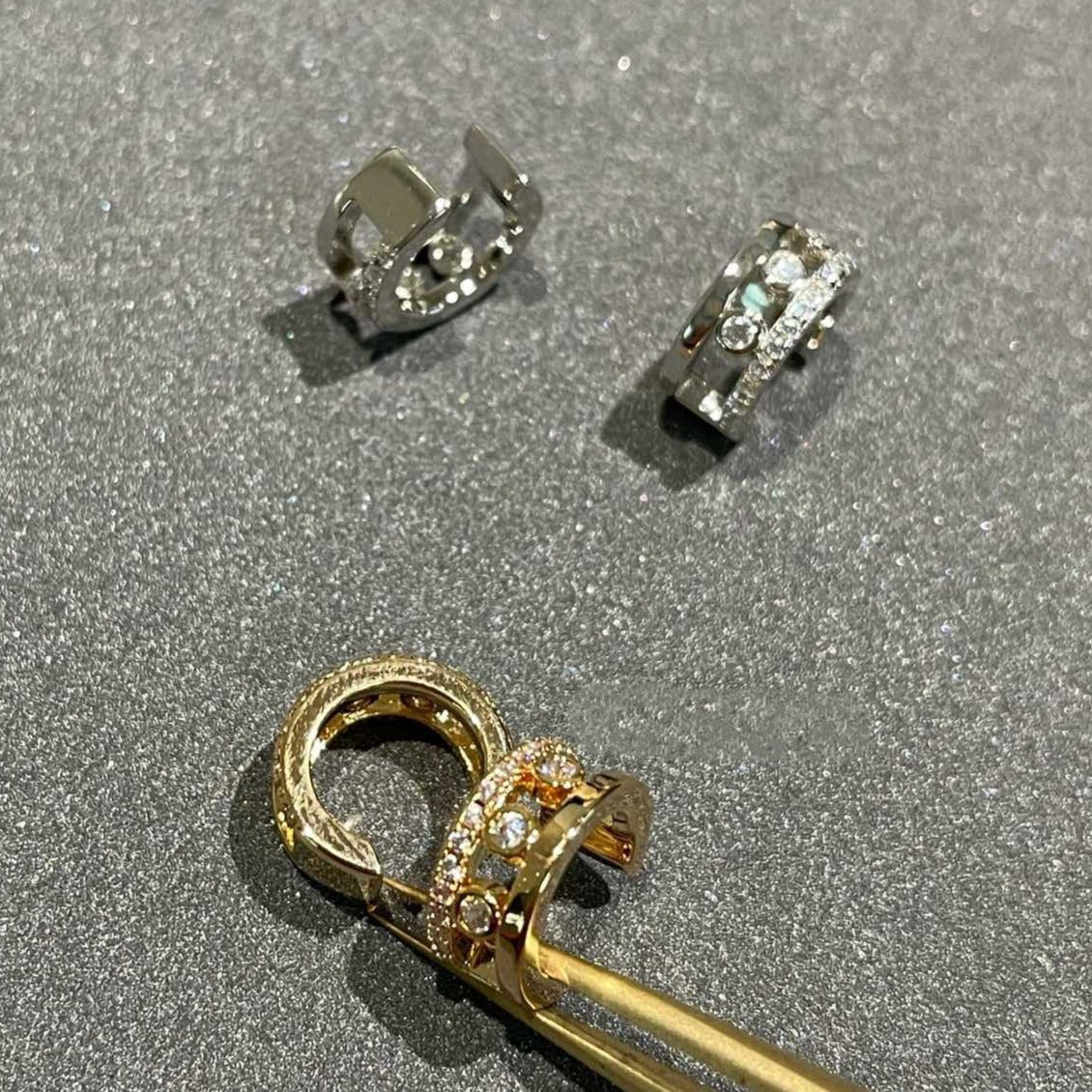 [Stars Jewelry]MOVE ROMANE EARRINGS DIAMOND