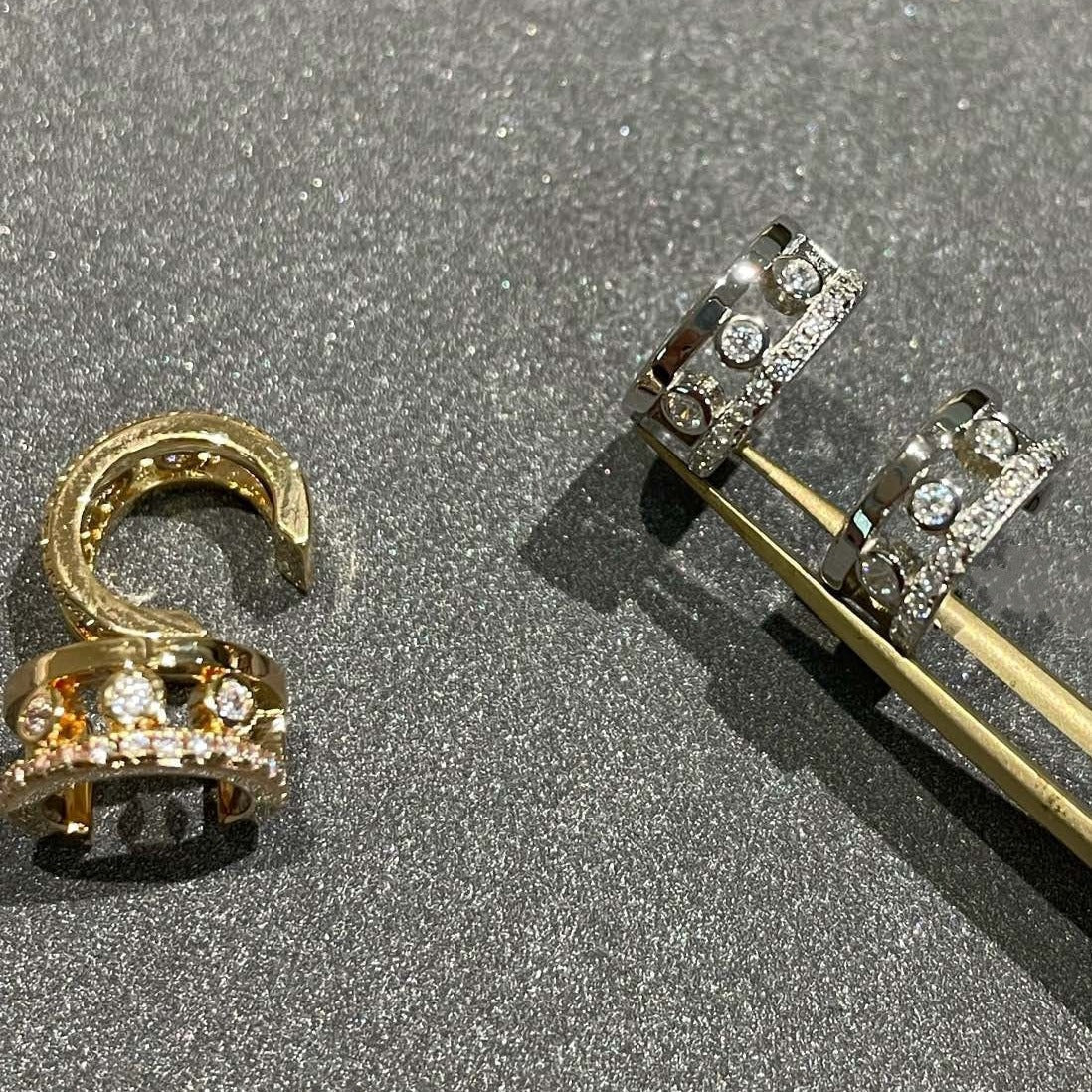 [Stars Jewelry]MOVE ROMANE EARRINGS DIAMOND