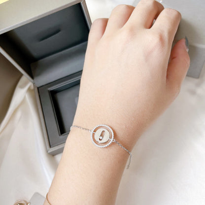 [Stars Jewelry]LUCKY MOVE PAVED DIAMOND BRACELET