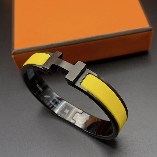 [Stars Jewelry]CLIC HM SO BLACK YELLOW BRACELET