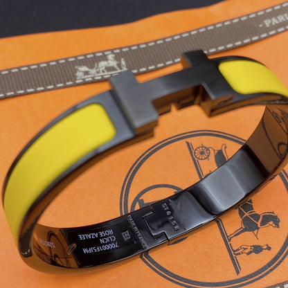 [Stars Jewelry]CLIC HM SO BLACK YELLOW BRACELET