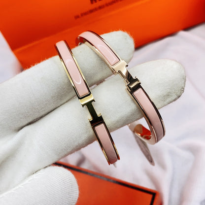 [Stars Jewelry]CLASSIC HM CLIC  PINK 8MM ENAMEL BRACELET