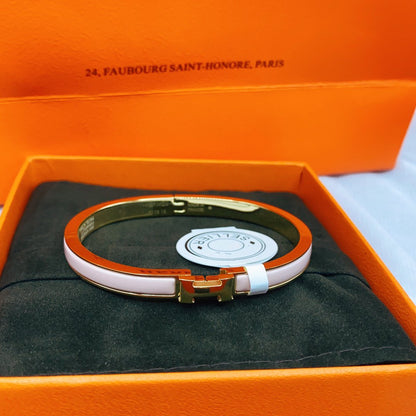 [Stars Jewelry]CLASSIC HM CLIC  PINK 8MM ENAMEL BRACELET