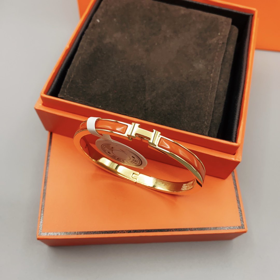 [Stars Jewelry]CLASSIC HM CLIC RED 8MM ENAMEL BRACELET