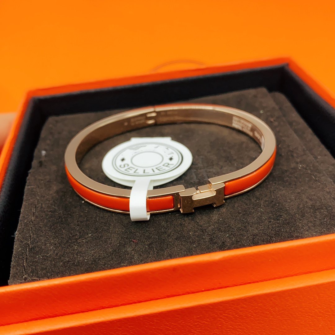 [Stars Jewelry]CLASSIC HM CLIC RED 8MM ENAMEL BRACELET