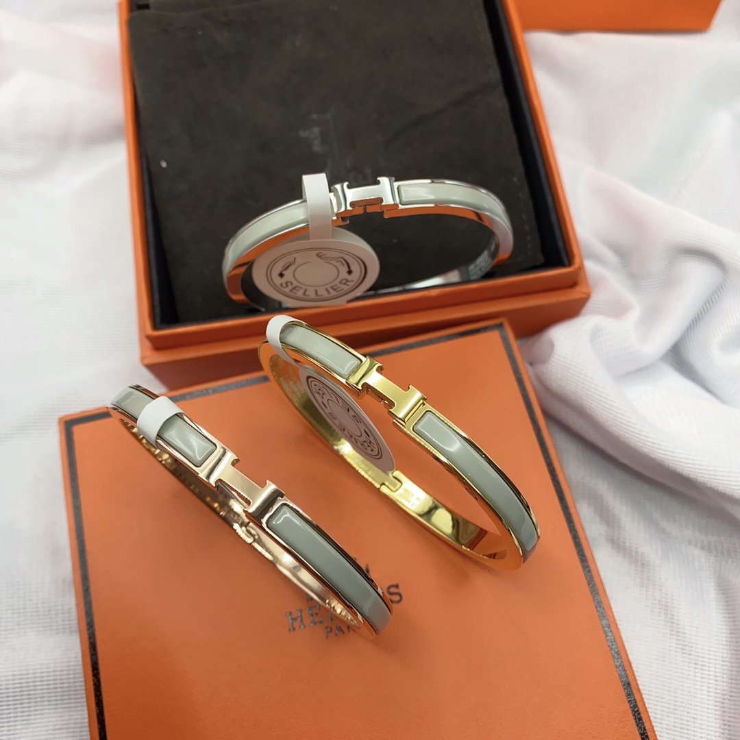 [Stars Jewelry]CLASSIC HM CLIC GREEN 8MM ENAMEL BRACELET