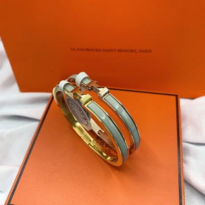 [Stars Jewelry]CLASSIC HM CLIC GREEN 8MM ENAMEL BRACELET