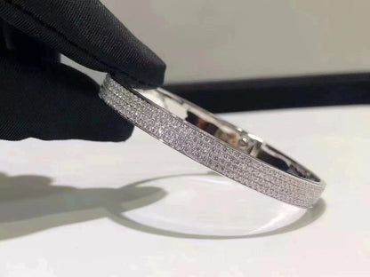 [Stars Jewelry]HM KELLY BRACELET IN SILVER AND FULL PAVE DIAMOND