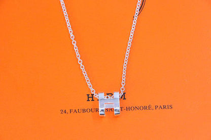 [Stars Jewelry]HM NECKLACE H LETTER OVAL SERIES